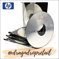 HP CD-R CDR CD R 52x 700MB Recordable Black Disc by 50's or 10's (50 pieces  / 10 pieces)