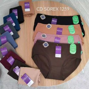 Celana Dalam Sorex 1239 Size M-XXL Celana Dalam Wanita Mini/Hipster Sorex 1239 Supersoft Bahan Poliester
