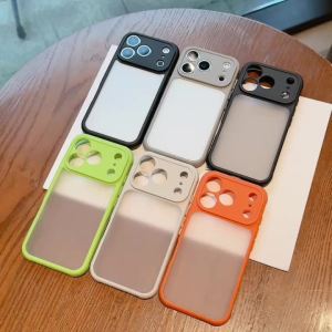 Fashion Shockproof Protective Cooling Case for iPhone 17 Air 16 Pro 15 14 Plus 13 12 11 Pro Max Matte PC+TPU Back Cover