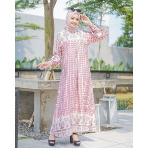 Gamis Wanita Terbaru Kiara Maxi Baju Lebaran Dress Pesta Muslimah