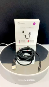 Kabel Data MICRO USB High Speed Durable RIGOR Series QC 3.0 ( Brand: COPPERINDO )
