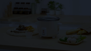 MEEVIDA 1L/400W Electric Rice Cooker Non Stick Liner Conventional Mini Multi Functional Rice Cooker