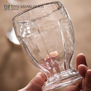 Toyo-SasakI Lead-Free Glass Beer Cup Year Ring Tea Drink Coffee Cup Home Use Precision Brew Beer Glass Cup Dining Utensils