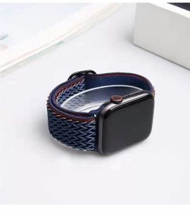 สำหรับคุณที่สะดวกสบายกับสายผ้าไนลอนสำหรับนาฬิกาแอปเปิ้ลอัลตร้า 49-41-45-40-42-44มม. นาฬิกา 4 เดี่ยวห่วงสร้อยข้อมือยางยืดชุด 9 8 SE 6 5 4 3อัลตร้า