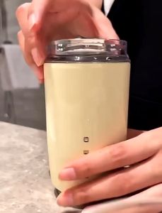 320ml SMEG Tumbler Milk White Portable Thermal Insulation Stainless Steel Accompanying Cup