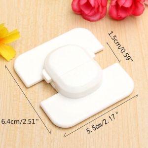 Baby Safety Lock Refrigerator Lock Child Anti-clamping Cabinet Door Lock Door Stopper Freezer Lock