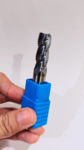 QBLADE Cnc Mata End Mill HRC45 12mmx75mm Gerigi 4 Flute Roughing 1Pcs