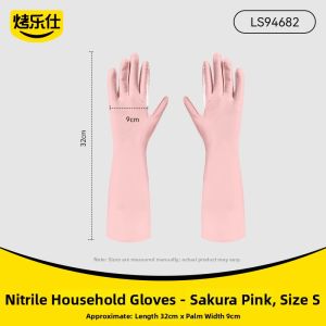 KAULUS | Dishwashing Glove Home Kitchen Cleaning Long Lasting Nitrile