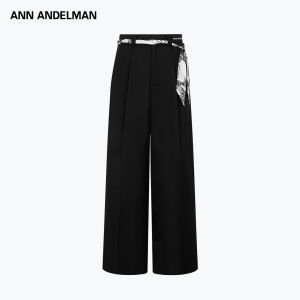 ANN ANDELMAN | Leisure Wide Leg Drapey Trousers