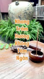 Lư Gỗ Cắm Nhang Không Tăm Trầm Hương