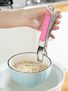 Dụng Cụ Kẹp Gắp Đồ Nóng Chống Trượt Bằng Thép Không Gỉ Đa Năng