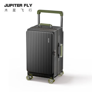 JUPITER FLY|Side-Opening Expandable Aluminum Frame Travel Luggage with Wide Handle and Password Lock