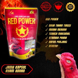 Jamu Ayam Red Power Vip Doping Ayam Bangkok Super Agresif Kualitas Istimewa.