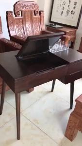 20251 cặp kẽm trang điểm nặng Vanity bàn trang điểm hàng đầu lật bản lề mềm chuyển động chậm