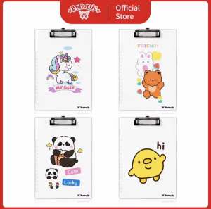 Clipboard Papan Ujian Acrylic Folio Unicorn Panda Chick Bear