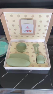 Tempat Makan Bayi Silicon Peralatan Mpasi Bayi Celemek Lengkap Waterproof Baby Feeding