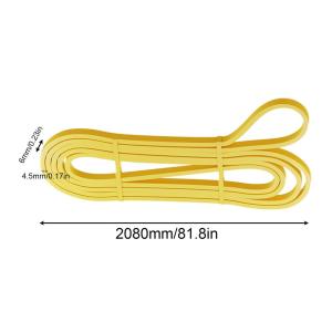 Resistance Workout Bands Set Elastic Strength Training & Stretching Equipment For Home Gym Pilates Yoga Arm Leg Chest Back