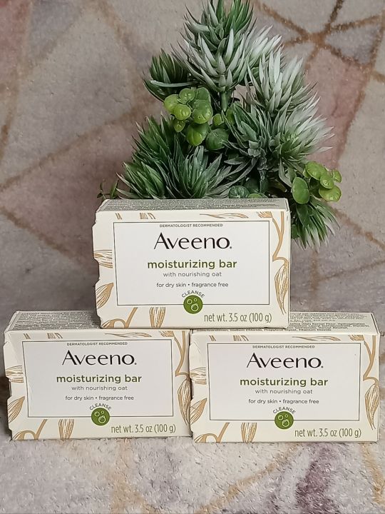 AVEENO Moisturizing Bar soap | Lazada PH