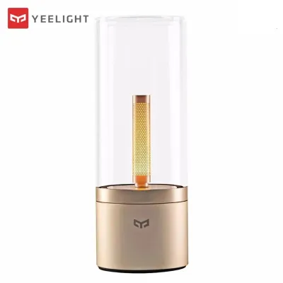 Yeelight | โคมไฟเทียนชาร์จไฟได้ Yeelight ไฟ LED สีเหลือง โคมไฟสร้างบรรยากาศ ปรับความสว่างได้อย่างต่อเนื่อง โคมไฟตั้งโต๊ะสำหรับห้องนอน