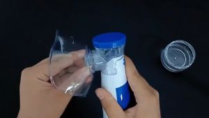 Portable Nebulizer Inhaler Ultrasonic Spray Nebulizer Machine For Kids And Adults【Spot +24hours delivery】COD (No Battery)