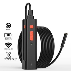 Camera Nội Soi Không Dây Kiểm Tra 1920P Cho iOS/Android IP67 WiFi Tự Động Lấy Nét 8mm Máy Nội Soi Công Nghiệp Để Kiểm Tra Đường Ống Ô Tô