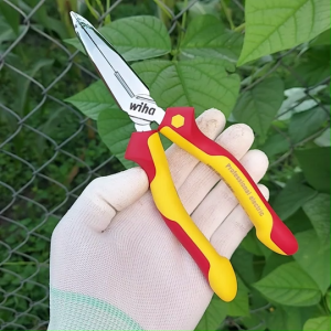 Kìm Mỏ Nhọn Mũi Cong 40° 200mm Cách Điện 1000 Volt WIHA 26729 [Chính hãng Đức/ Germany]
