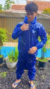 Jas hujan Pria Tebal aman /Jas Musim Hujan/Jas hujan murah/Jas hujan terbaik/Jas Hujan pink/Jas hujan warna biru