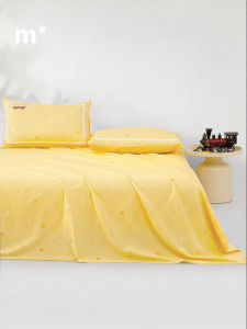 MERCURY Kids | Child-friendly Cotton Sheet Single Yellow Floral
