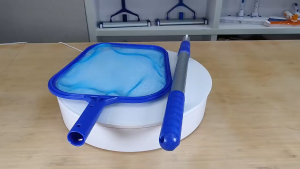 Pool Skimmer Net Leaf Catcher Cleaning Tool Fine Mesh Bag Long Handle Pool Pond Accessories Alat Pembersih Kolam Renang