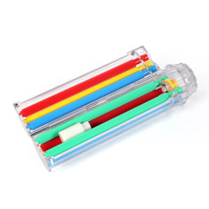 8MM 12.5MM คู่มือซิการ์กระดาษยาสูบสมุนไพร Roller กรวยบุหรี่ Rolling Machine มือทําม้วนเครื่องมือ DIY อุปกรณ์สูบบุหรี่