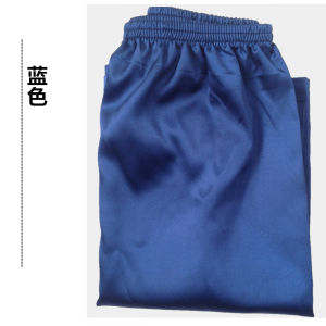 Loose Short Sleepwear Mens Summer Simulation Silk Home Leisure Pants Lightweight Comfortable Breathable White Color