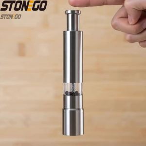 Manual Stainless Steel Salt Pepper Spice Grinder for Kitchen Home Use Hand Operated Pepper Mill Grinding Tool