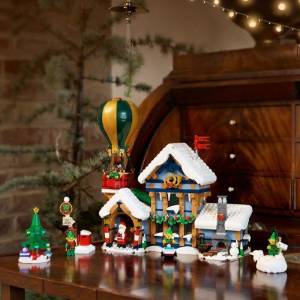 LELE  BROTHER | Christmas Santa Post Office Building Set Toys