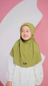 Melitsa Hijab Kids by AR RAFI / Hijab Anak SD / Kerudung Stella Non Ped / Jilbab Anak Dengan Tali / Hijab Kids ARRAFI