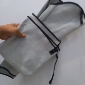 Set Celemek Dada dan Apron Lengan Kulit Untuk Kerj Las Tahan Panas