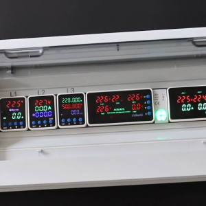 VANEAIMS Automatic Transfer Switch ATS FXB-ATS Dual or Triple Power Source 63A 100A AC110V 220V Over Under Voltage Overcurrent Protector DIN Rail