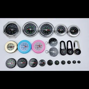 CHENJ Portable Mini Precise Compass Practical Guider Survival Button Design Compass