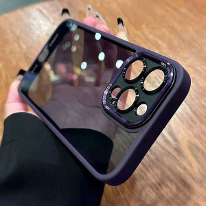 Crashstar kim loại đặc biệt Camera Bảo Vệ độ trong suốt cao Cứng vỏ điện thoại Cho iPhone 16 15 14 Pro Max Cộng Với 13 Pro Max 12 Pro Max Đơn Giản Rõ Ràng Chống Rơi Điện Thoại Bìa vỏ ốp lưng Hot Bán