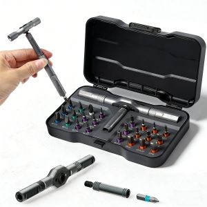 24-in-1 Ratchet Screwdriver Set | Magnetic Multi-Bit Tool Kit | Precision Hand Tools for DIY & Household Repair