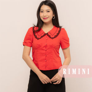 RIMINI - Atasan Wanita Katun Premium Lengan Pendek Size XS-XL - Ailsie Top CC31672