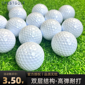 New Crestgolf Double Layer Golf Ball High Elasticity Stable Flight Distance Competition Ball for next Game Match Play