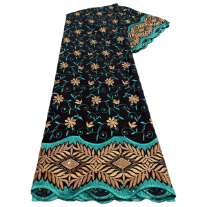 Vải Ren Thụy Sĩ Châu Phi NI AI 2025 Đính Đá Dành Cho Váy Dự Tiệc Cưới Của Phụ Nữ Vải Ren Cotton Nigeria