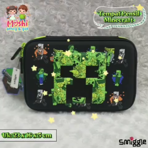 Midi Zip Minecraft Stationary Gift Set / Set Alat Tulis Minecraft Stationery Gift Set / Tempat Pensil Minecraft Anak Laki-Laki Boy