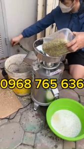 Máy xay vắt và lọc sữa đậu nành công nghiệp làm đậu phụ tào phớ 1800W