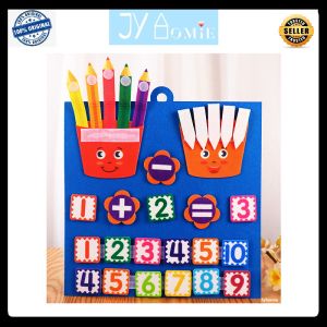 Kids Toy Math Toy Montessori Toy Learn Math Sticker Reusable Sticker Eva Mainan Sticker Mainan Montessori Mainan Kanak Kanak