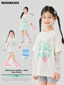 Moonkids | Mosquito and Sun Protection Thin Lace Childrens T-Shirt