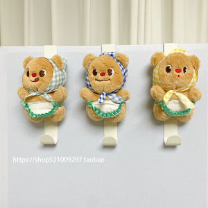 Strong Bearing Door Back Style Butter Bear DIY Hook No Punching Needed Bedroom Partition Hooks Resin Material Supports up to 3Kg