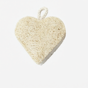 DINGQING | Natural Loofah Dish Sponge Heart Shape Handmade