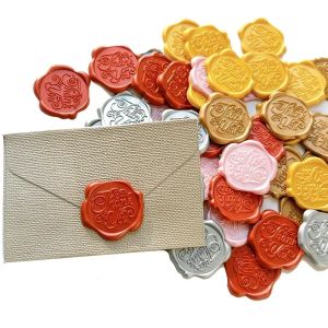 20Pcs Thank you Fire label rose flower decoration Paint Seal Sticker printing paste adhesive invitation envelope Scrapbook 3.2CM