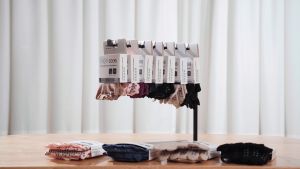 [finger] Korean Womens Yoga & Pilates Toe Socks with Two-Sides Anti Slip